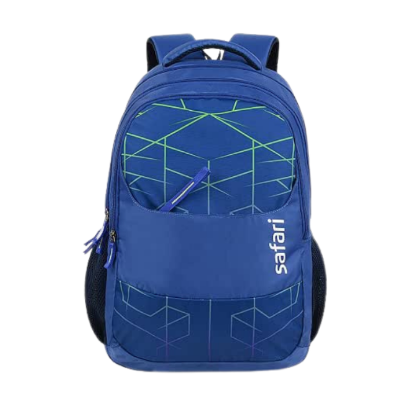 Safari Casual backpack 3 compartments, front pocket, bottle holder, School bags for boys & girls, College bag for women and men, Ideal for school, college, office & travel