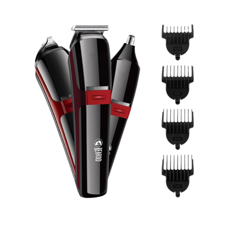 Beardo Ape-X 3-in-1 Mutli Grooming Kit Trimmer for Men | Nose Trimmer | Shaver | Titanium ceramic self-sharpening blades | 120 minute run time