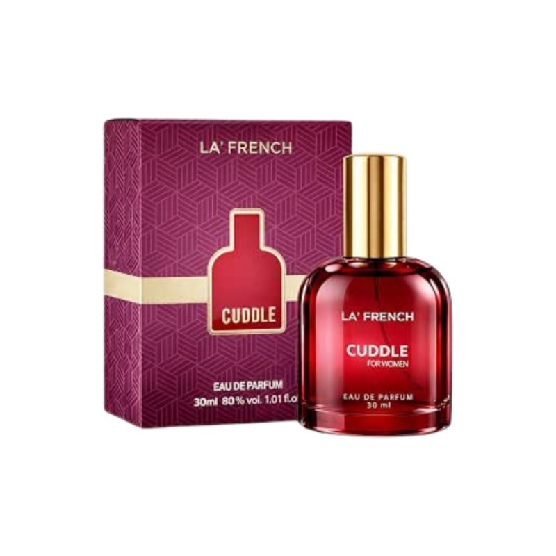 La French Cuddle Perfume Scent For Women 30 ml | Premium Luxury | Long Lasting | Eau De Parfum | Signature Scent | Date night fragrance | Ideal gift for Women