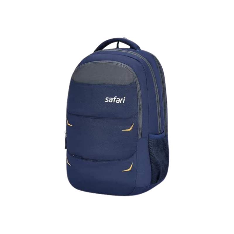 Safari Casual backpack 3 compartments, front pocket, bottle holder, School bags for boys & girls, College bag for women and men