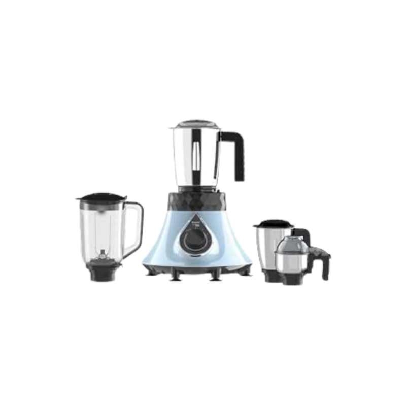 Preethi Storm Smart Mixer Grinder PREETHI-MG-249/00 - Mixer Grinder with 4 Jars, Stainless Steel Blades, and Triple Safety Mechanism