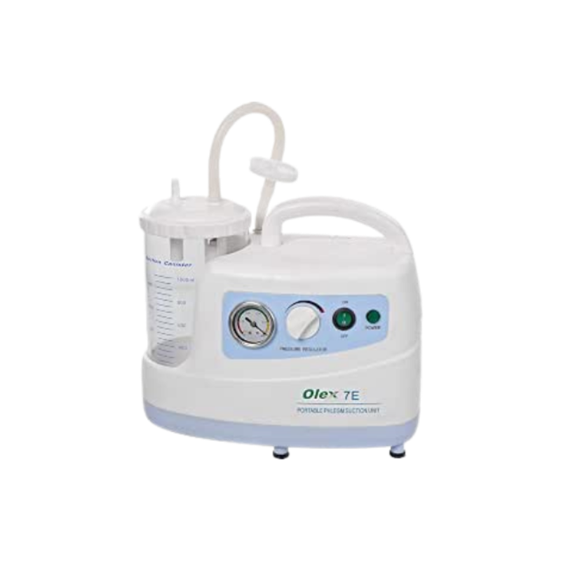 Olex Portable Phlegm Suction Machine Unit with 1000 ml Jar