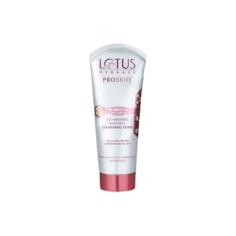 Lotus Herbals Probrite Illuminating Radiance Cleansing Foam, 100 g