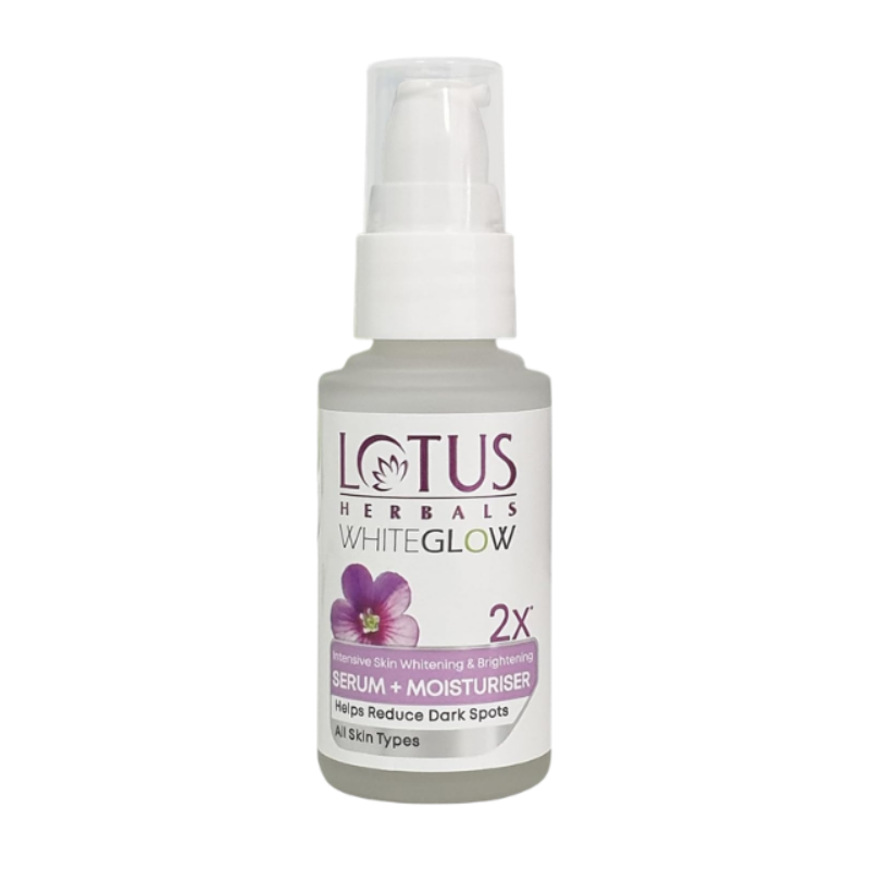 Lotus Herbals Whiteglow Intensive Skin Whitening & Brightening Serum + Moisturiser