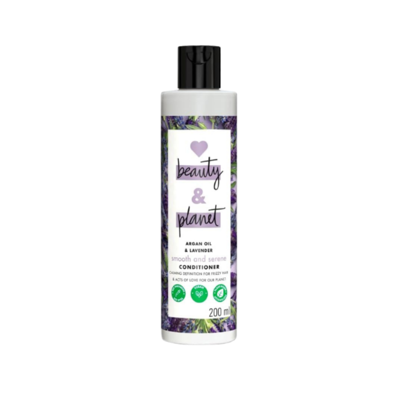 Love Beauty And Planet & Argan Oil Lavender Paraben Free Smooth Serene Conditioner||No Parabens|| No Dyes, 200 Millilitre